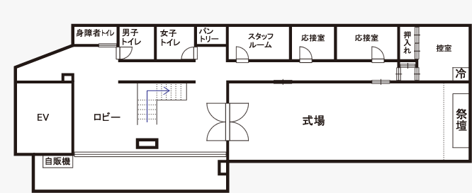 1F 見取図