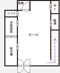 1F 見取図