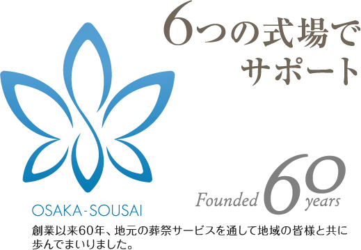 6つの式場でサポート