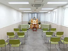 ご安置・法要施設 一乗会館 3階 法要式場イス席