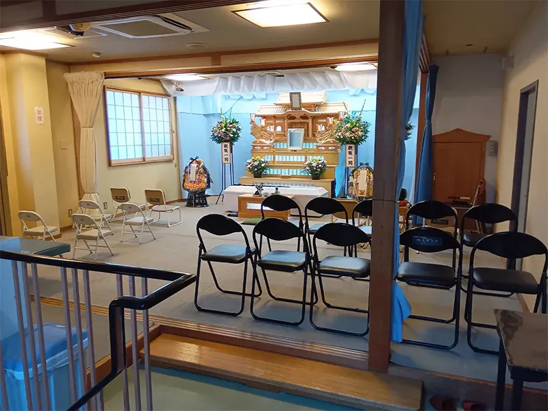 家族葬式場 庄内会館 2階 式場