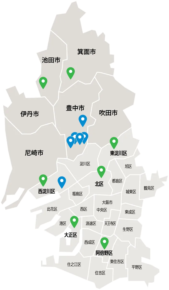 対応エリアマップ